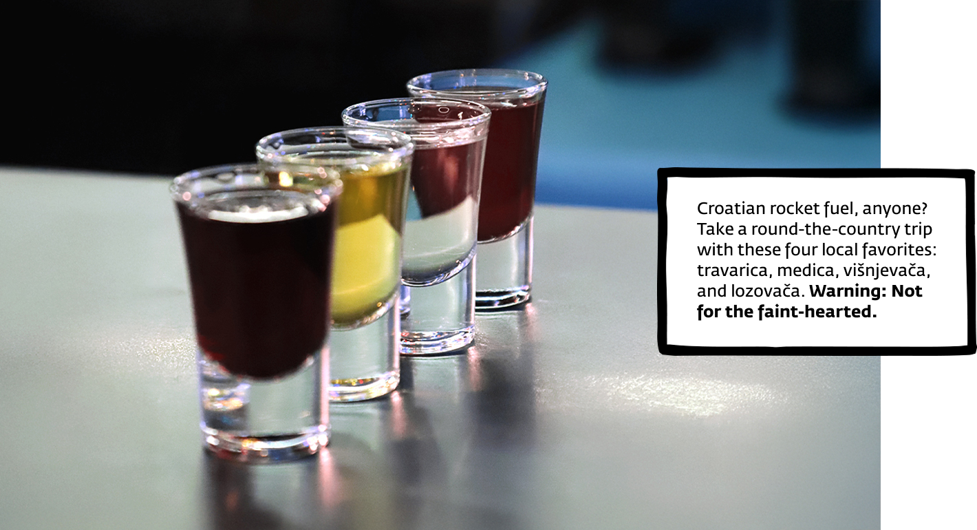 Croatian travarica, medica, lozovaca