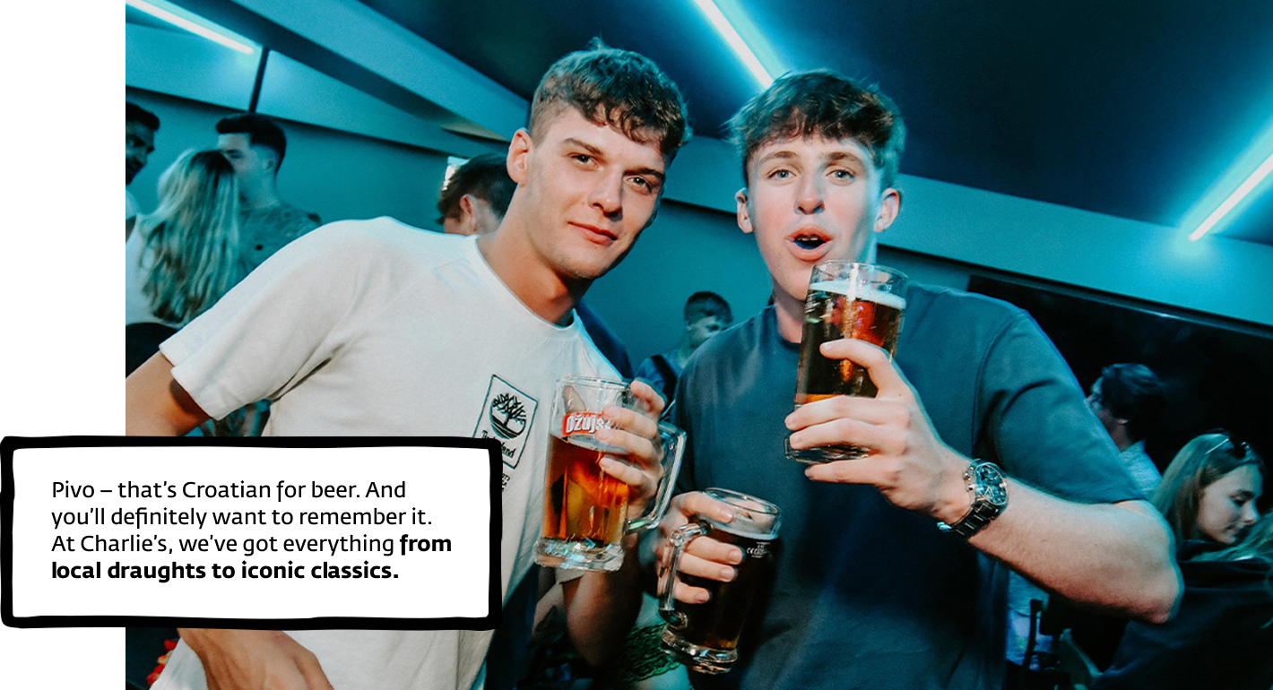 Local draught and iconic classic beer